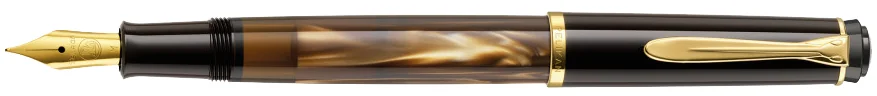 Pelikan Stylo plume M 200, brun marbré, taille de plume: B - OEM 100436176