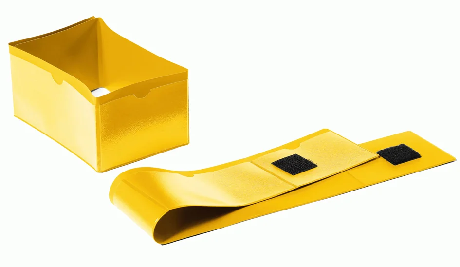 DURABLE Porte-étiquette pour pied de palette, jaune - OEM 172404