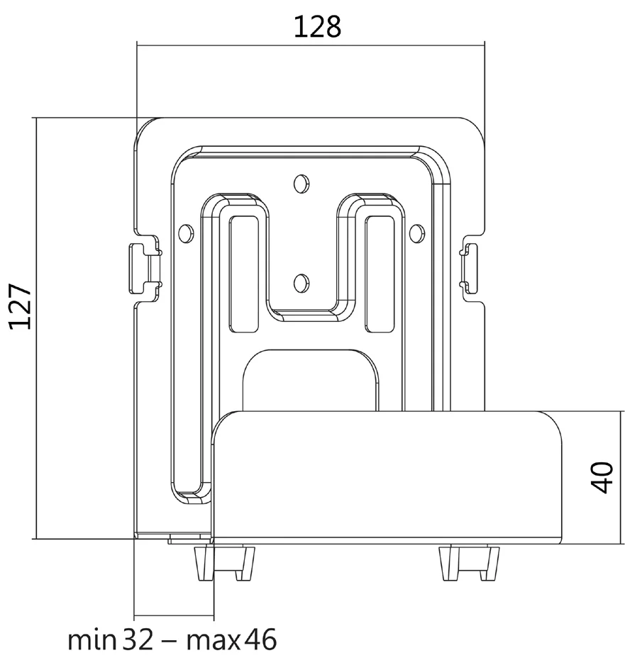 LogiLink Support mural universel, capacité de charge: 1 kg - OEM BP0049