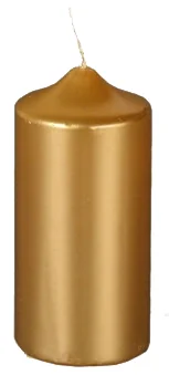 PAPSTAR Bougie cylindrique de Noel, argent - OEM 13669