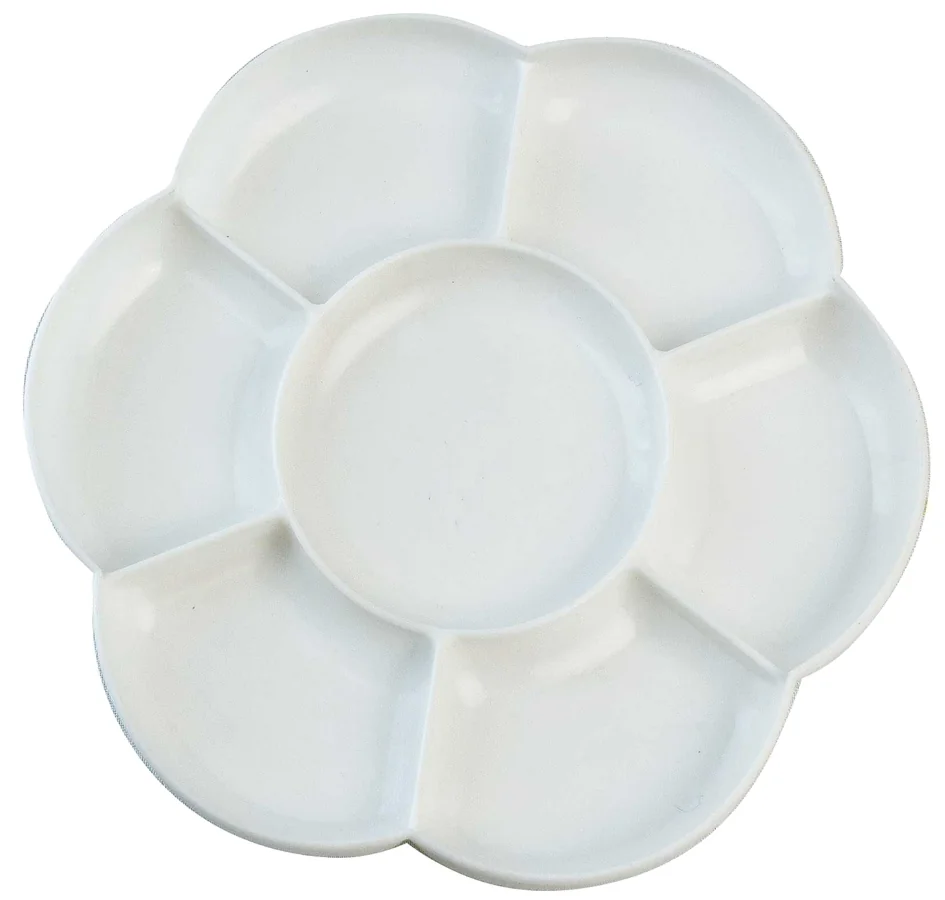 KREUL Palette de peinture SOLO Goya, plastique, rond, blanc - OEM 41818