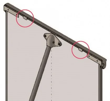 FRANKEN Porte-bloc pour chevalet de conférence EL-FC - OEM A1070/04