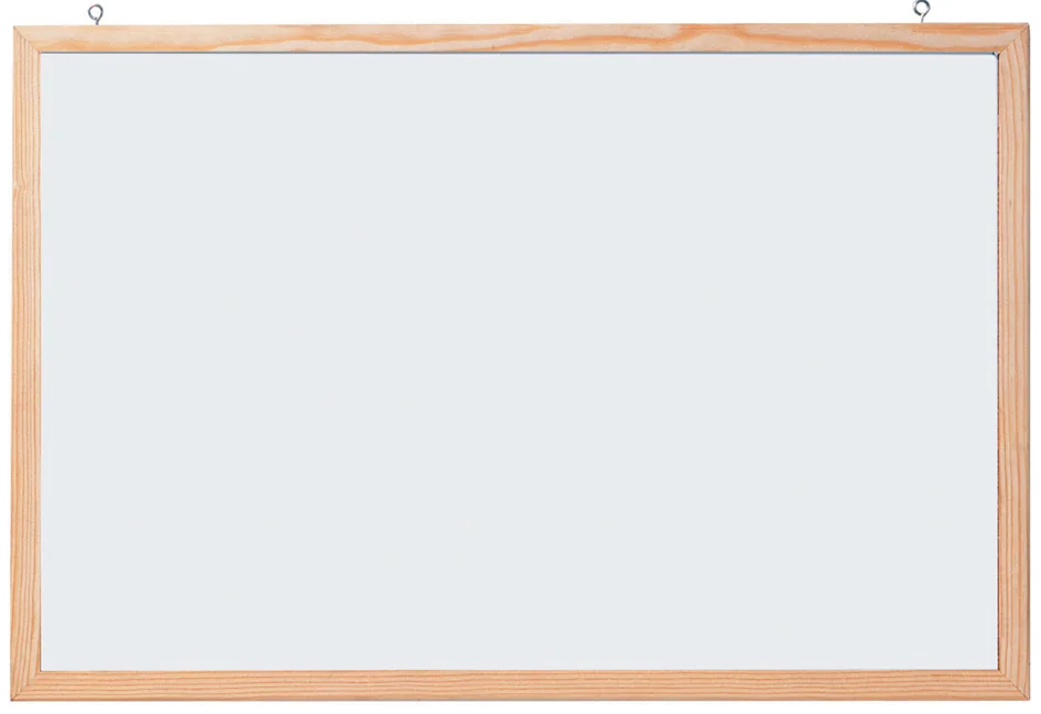 FRANKEN Tableau mural blanc avec cadre en bois, 1.200 x 800 - OEM CC-MM8012E