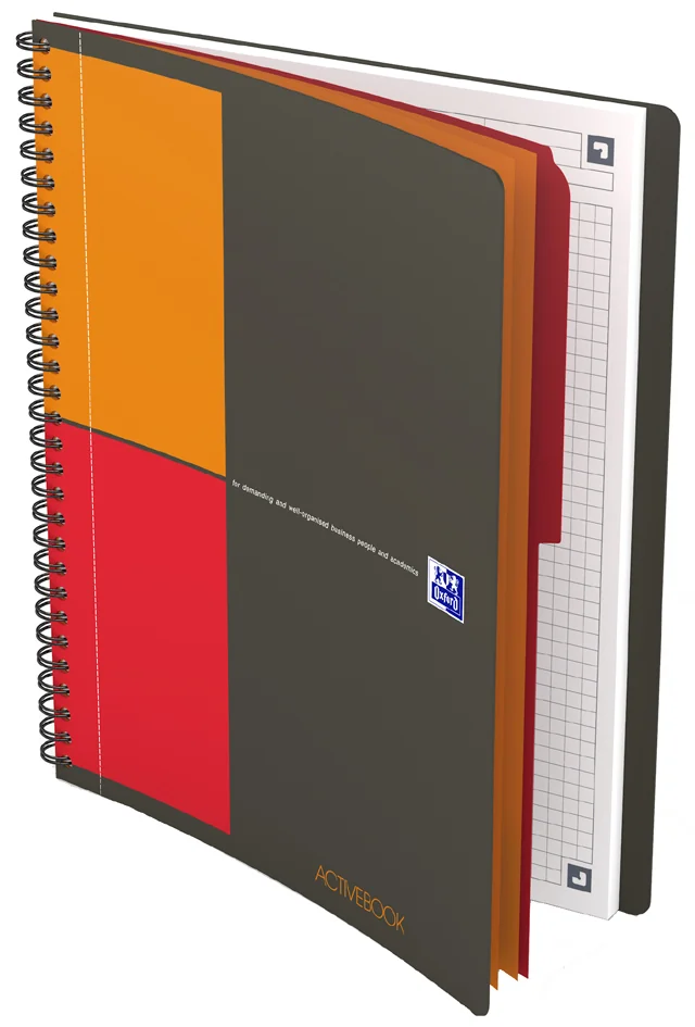Oxford International Cahier 'ACTIVEBOOK', B5, quadrillé - OEM 400080786