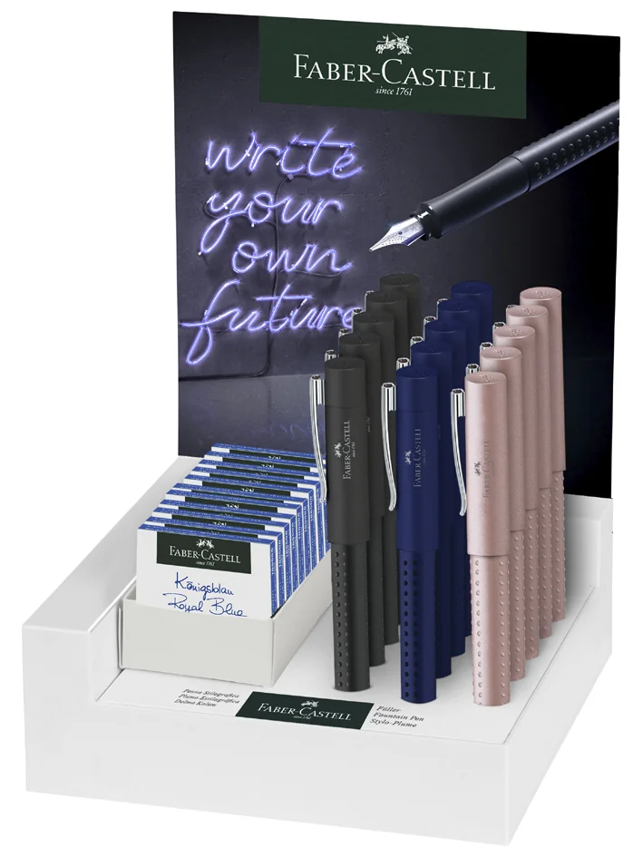 FABER-CASTELL Stylo plume GRIP 2011, dans un présentoir - OEM 140910