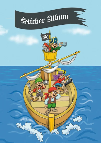 HERMA Album de stickers 'Pirates', A5 - OEM 15417