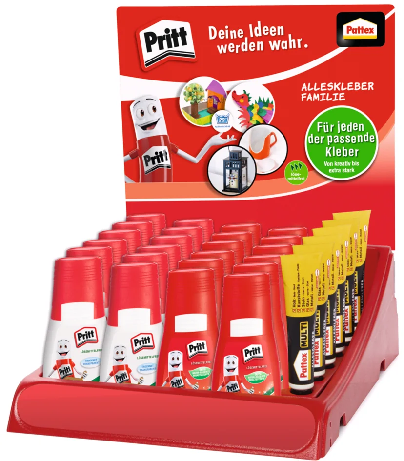 Pritt Présentoir de comptoir - colle universelle + GRATUIT - OEM GH1-16