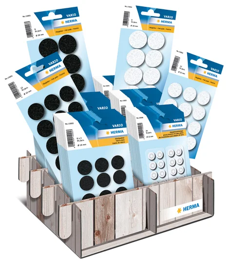 HERMA Assortiment de feutres anti-rayures & pastilles auto - OEM 15021
