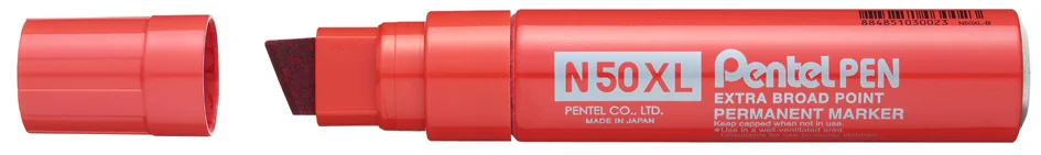 Pentel Marqueur permanent N50XL, pointe biseautée, bleu - OEM N50XL-C – Image 3