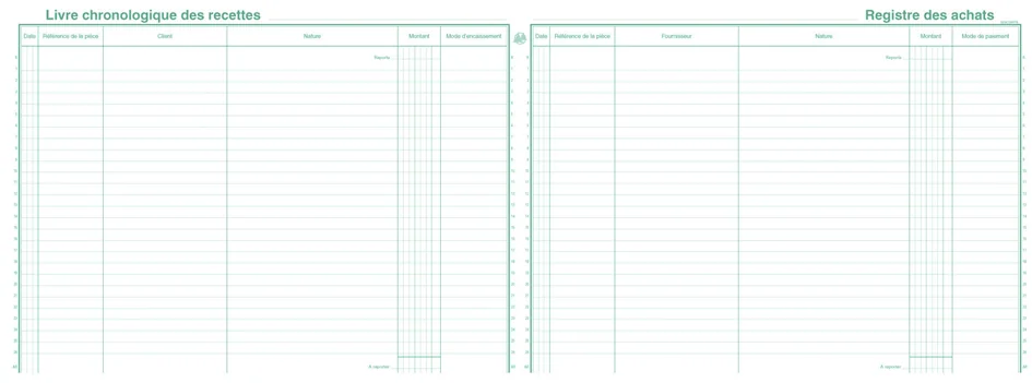 EXACOMPTA Piqûre 'Livre chronologique Micro-entrepreneur' - OEM 4410E