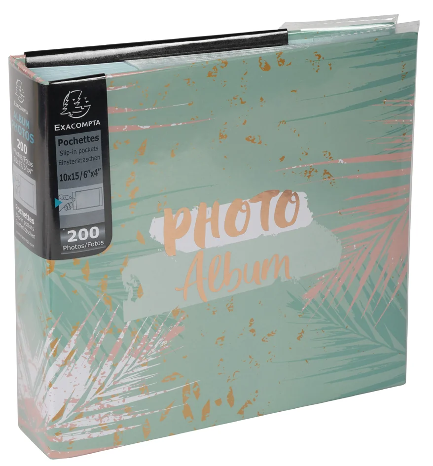 EXACOMPTA Album à pochettes Citation, 225 x 220 mm, vert - OEM 62222E