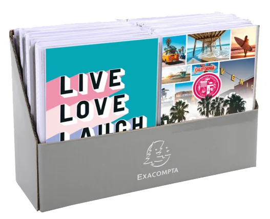 EXACOMPTA Album photo à pochettes Fantasie, 120 x 160 mm - lot de 12 - OEM 65001E