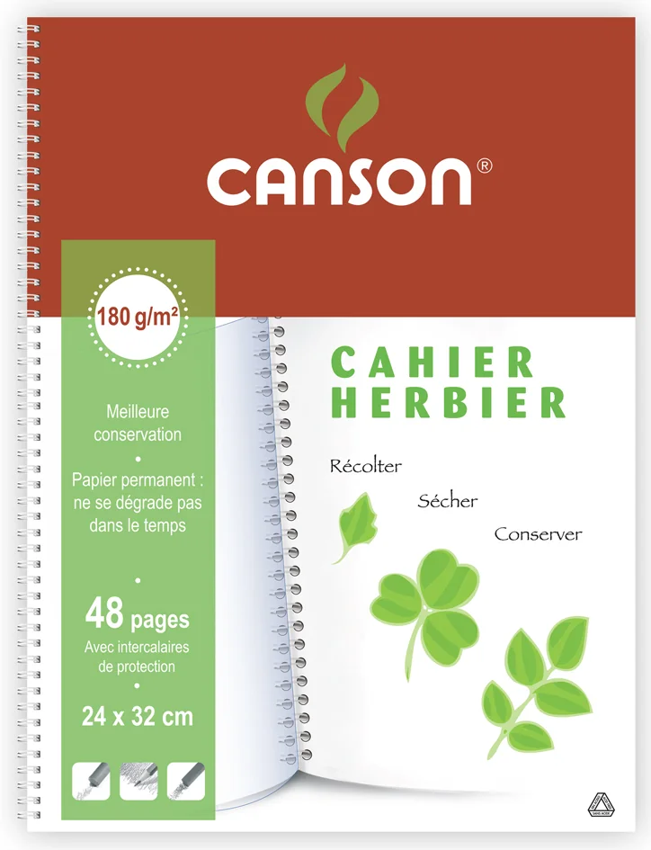 CANSON Cahier Herbier, 240 x 320 mm, 48 pages - OEM C200005048