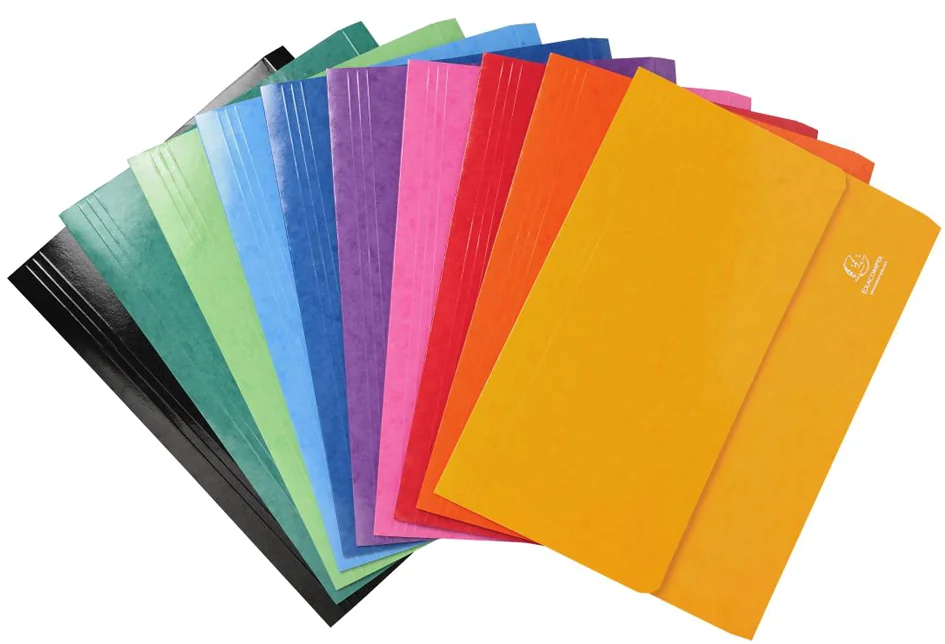 EXACOMPTA Pochette document à soufflet Iderama, A4, assorti - OEM 6520Z