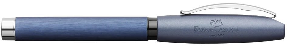 FABER-CASTELL Stylo plume Essentio Aluminium, bleu, B - OEM 148443 – Image 2