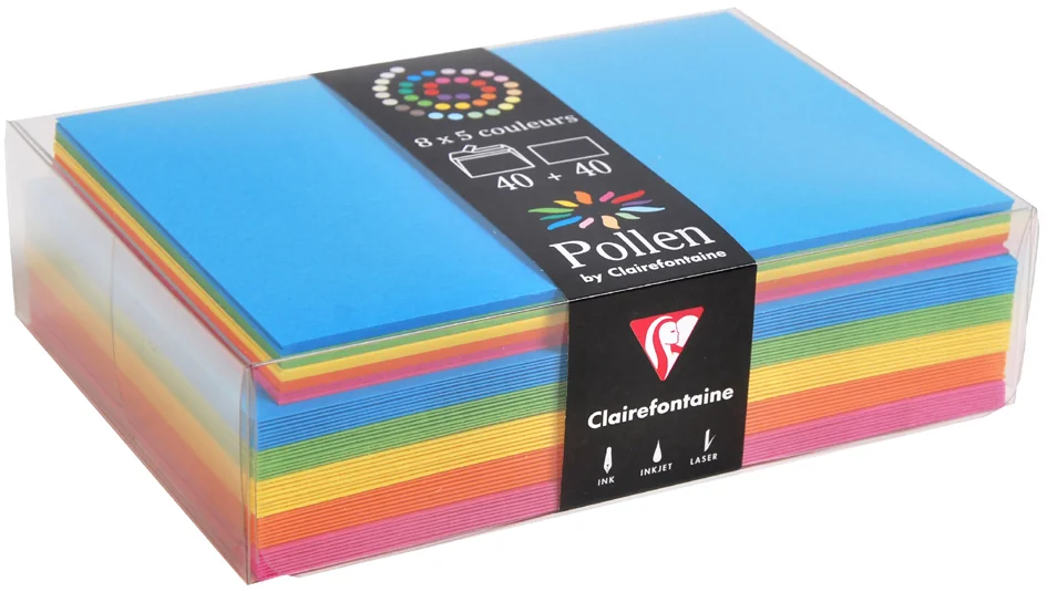 Pollen by Clairefontaine Set de correspondance, été - OEM 20811C