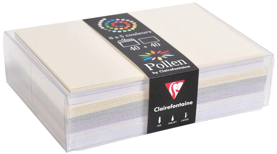 Pollen by Clairefontaine Set de correspondance, mariage - OEM 20841C