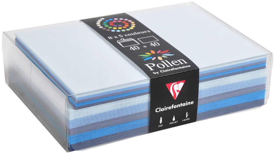 Pollen by Clairefontaine Set de correspondance, bleu - OEM 20861C