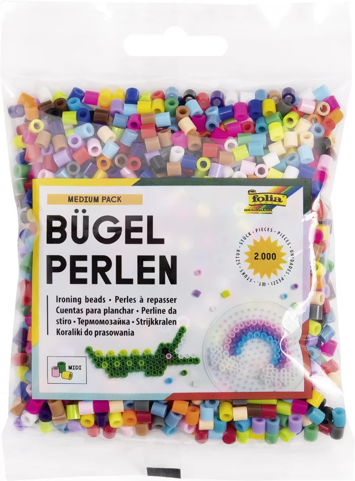 folia Perles à repasser, 2.000 pièces, sachet, assorti - OEM 73209