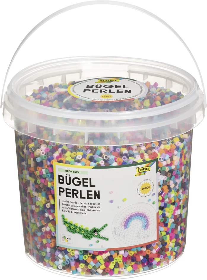 folia Perles à repasser, 30.000 pièces, en seau, assorti - OEM 73219