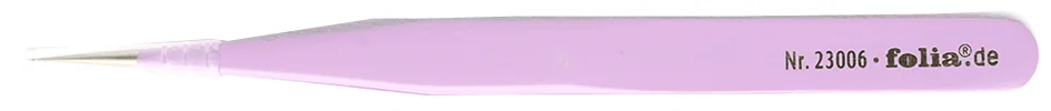folia Pincette, pointu, longueur: 135 mm, violet / inox - OEM 23006