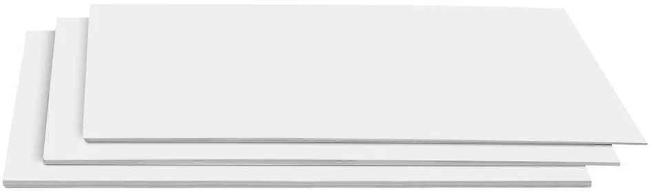 Wonday Carton mousse, dimensions: (L)297 x (P)420 mm, blanc - lot de 25 - OEM APP100461