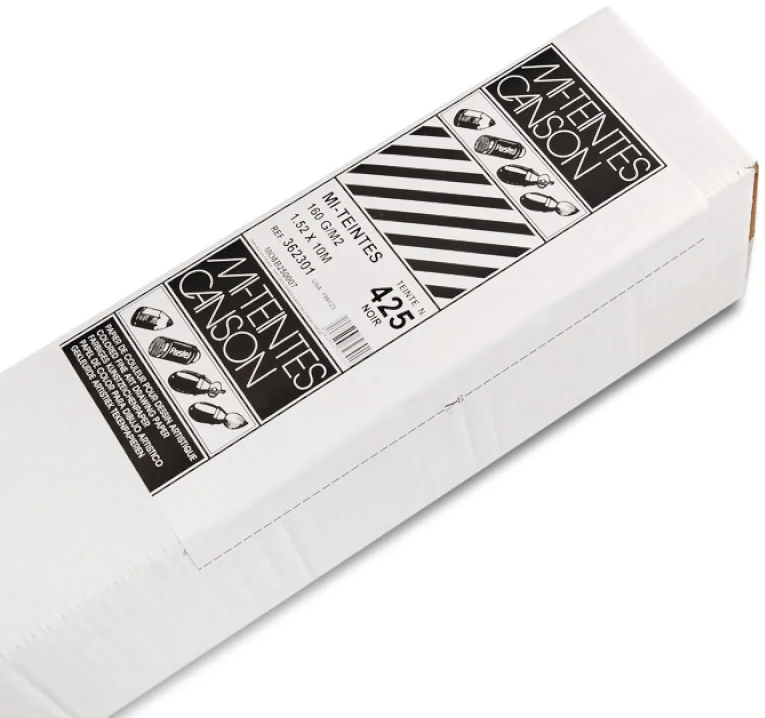 CANSON Papier à dessin Mi-Teintes en rouleau, 160 g/m2, noir - OEM C200362301