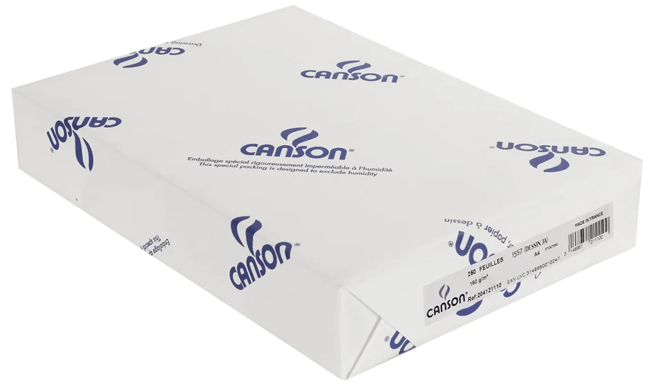 CANSON Papier à dessin 1557 'Dessin JA', 500 x 650 mm - lot de 25 - OEM C31412S006