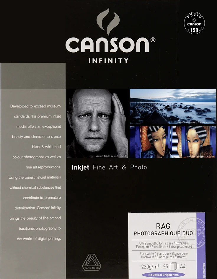 CANSON INFINITY Papier photo 'Rag Photographique Duo' - OEM C206211017