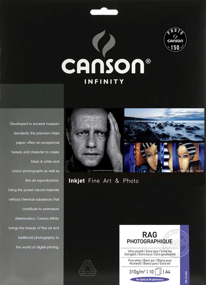 CANSON INFINITY Papier photo Rag Photographique, 210 g/m2 - OEM C206211028