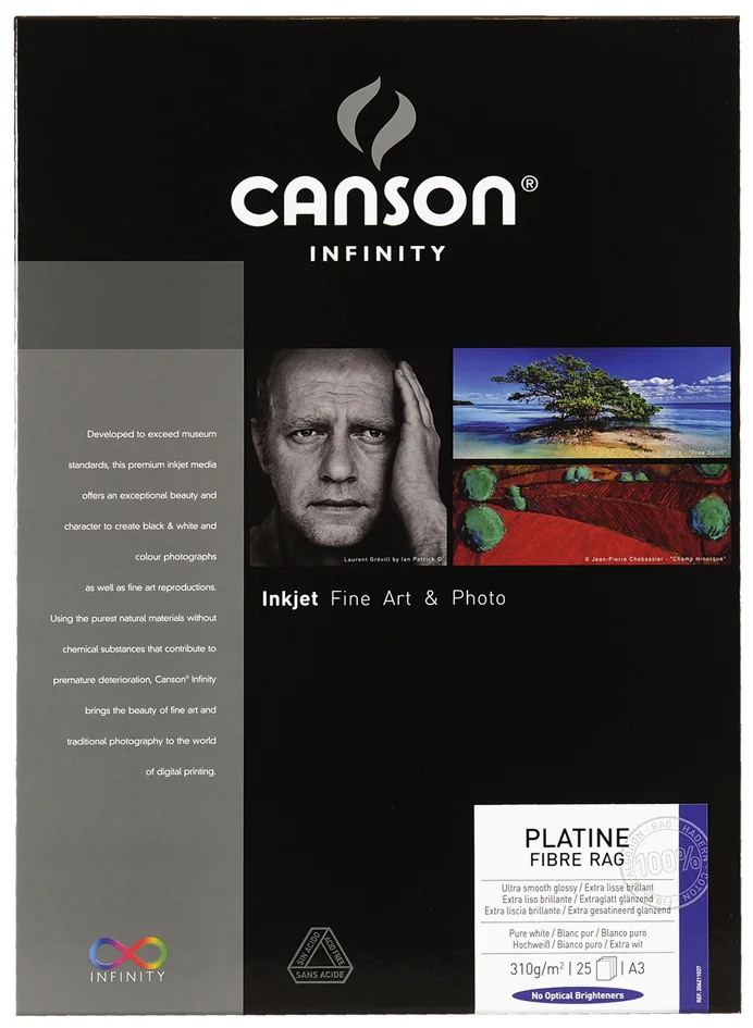 CANSON INFINITY Papier photo 'Platine Fibre Rag', 310 g/m2 - OEM C206211037