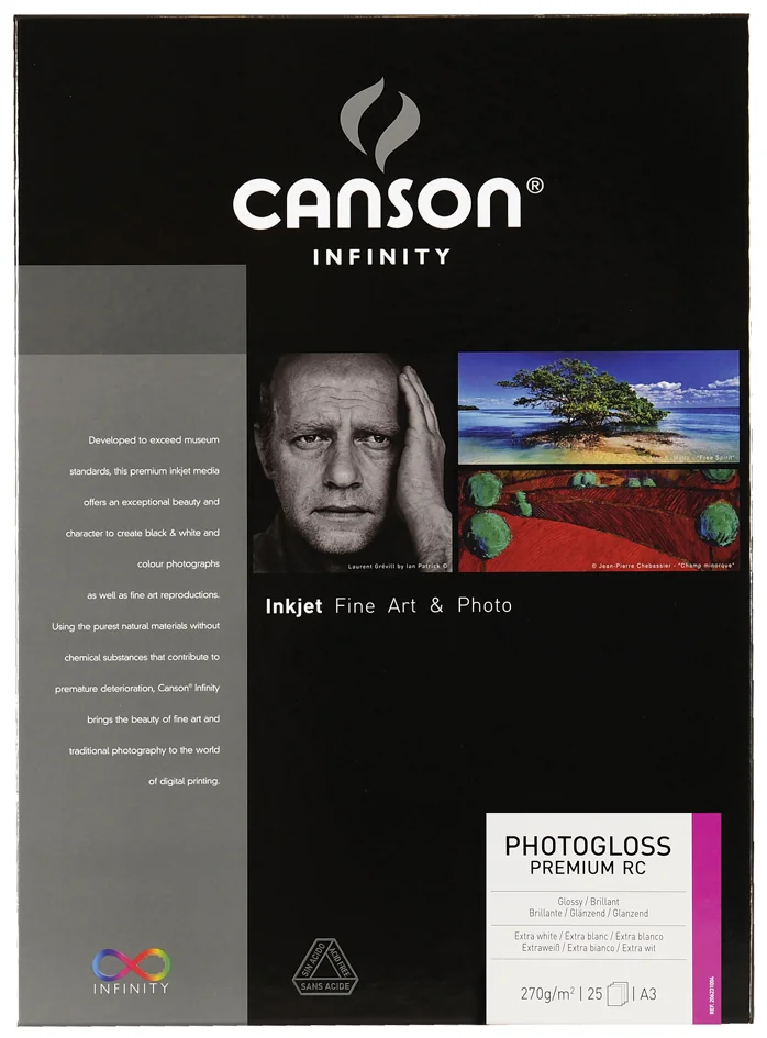 CANSON INFINITY Papier photo 'PhotoGloss Premium RC', A3 - OEM C206231004