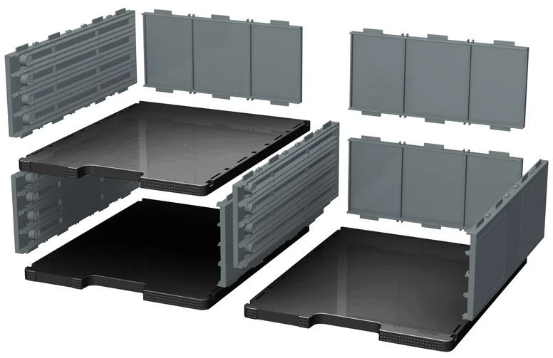EXACOMPTA Module de classement MODULODOC Normal, noir / gris - OEM 340714D