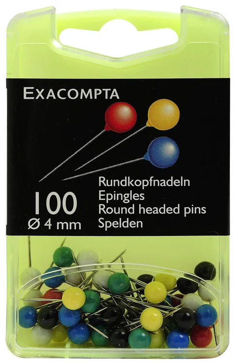 EXACOMPTA Epingle de signalisation, taille: 6 mm, assorti - OEM 14375E