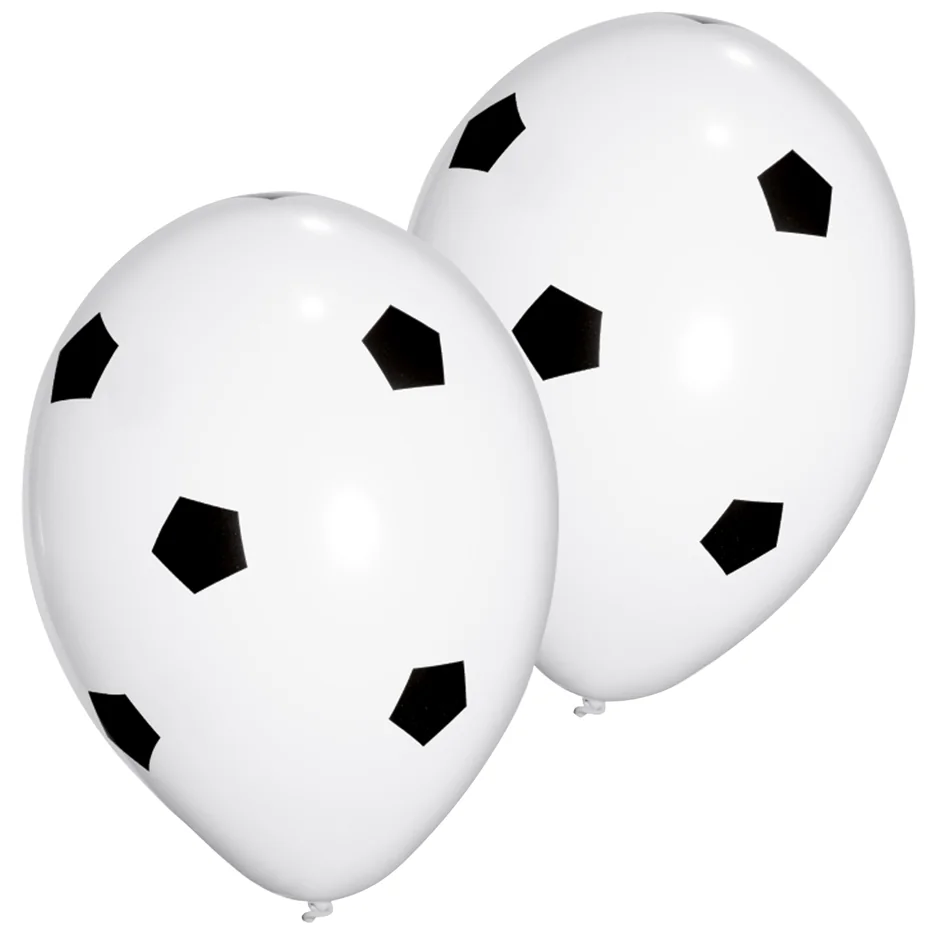 PAPSTAR Ballon de baudruche 'Soccer', noir/blanc - OEM 19812