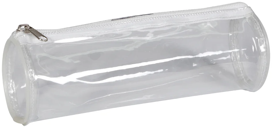 Clairefontaine Trousse ronde, plastique, transparent - OEM 8485C