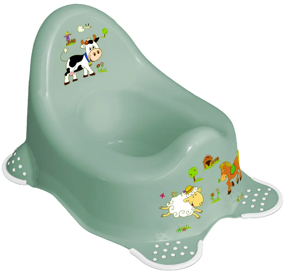 keeeper kids Pot pour bébé 'adam funny farm', soft green - OEM 1864832006300