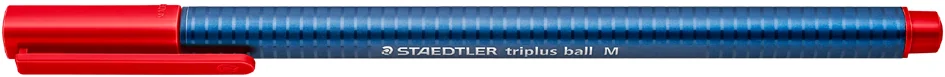 STAEDTLER Stylo à bille triplus ball 437 M, rouge - OEM 437 M-2