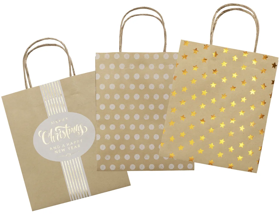 folia Sac en papier 'Noël', papier kraft, grand - OEM 21823