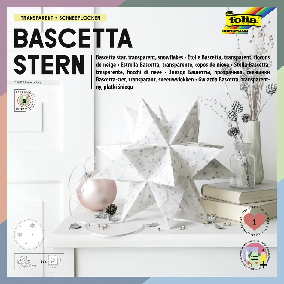 folia Feuilles de papier pour étoile Bascetta transparente - OEM 801/1515