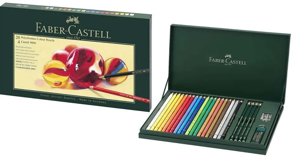 FABER-CASTELL Crayon de couleur POLYCHROMOS, étui cadeau - OEM 210051