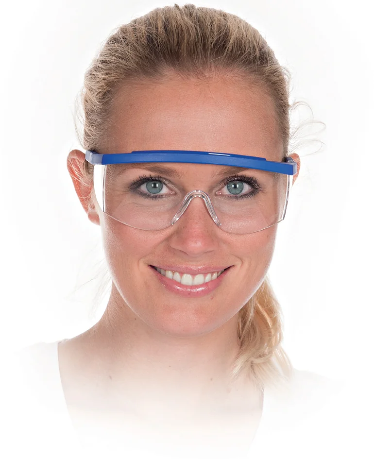 HYGOSTAR Lunettes de protection BLEU, verres transparents - OEM 85105