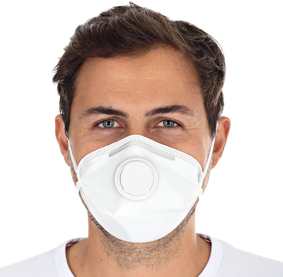 HYGOSTAR Masque de protection respiratoire, avec soupape - lot de 10 - OEM 29359