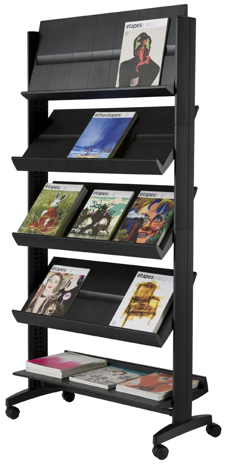 PAPERFLOW Porte-prospectus Uno easyDisplays, 5 étagères - OEM 255N.02