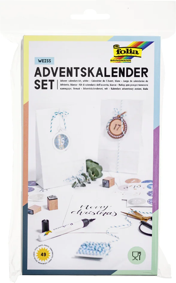 folia Calendrier de l'Avent 'sachets en papier naturel' - OEM 9402