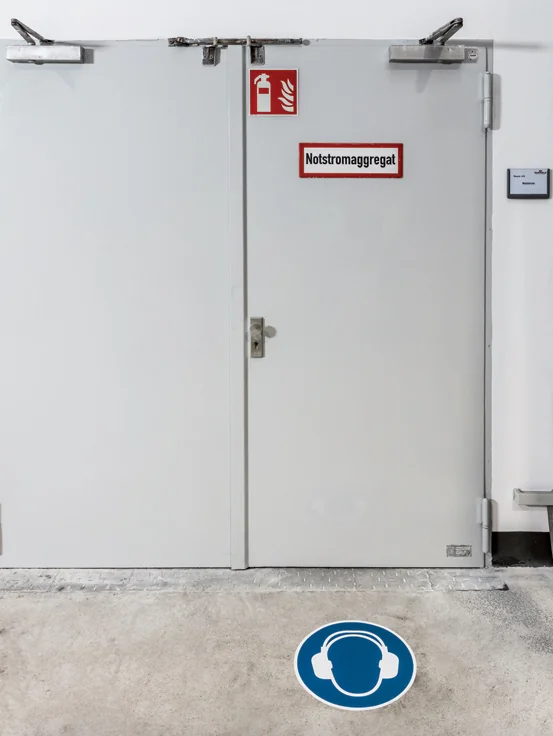 DURABLE Panneau de sécurité 'Empreinter le chemin piéton' - OEM 173106
