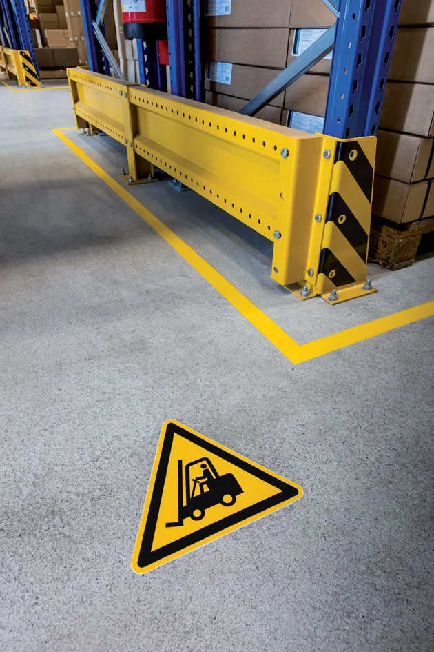 DURABLE Panneau de signalisation 'attention chariots - OEM 173404