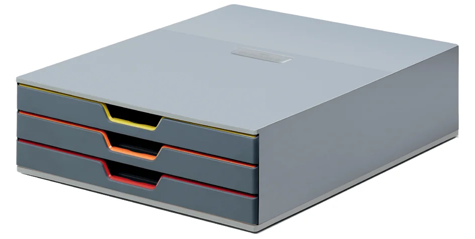 DURABLE Module de classement VARICOLOR 3, avec 3 tiroirs - OEM 760327