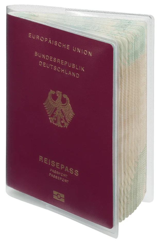 DURABLE Pochette double pour passeport, format: 189 x 129 mm - OEM 214319