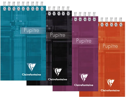 Clairefontaine Bloc spiralé, 85 x 140 mm, quadrillé 5/5 - lot de 5 - OEM 8622C